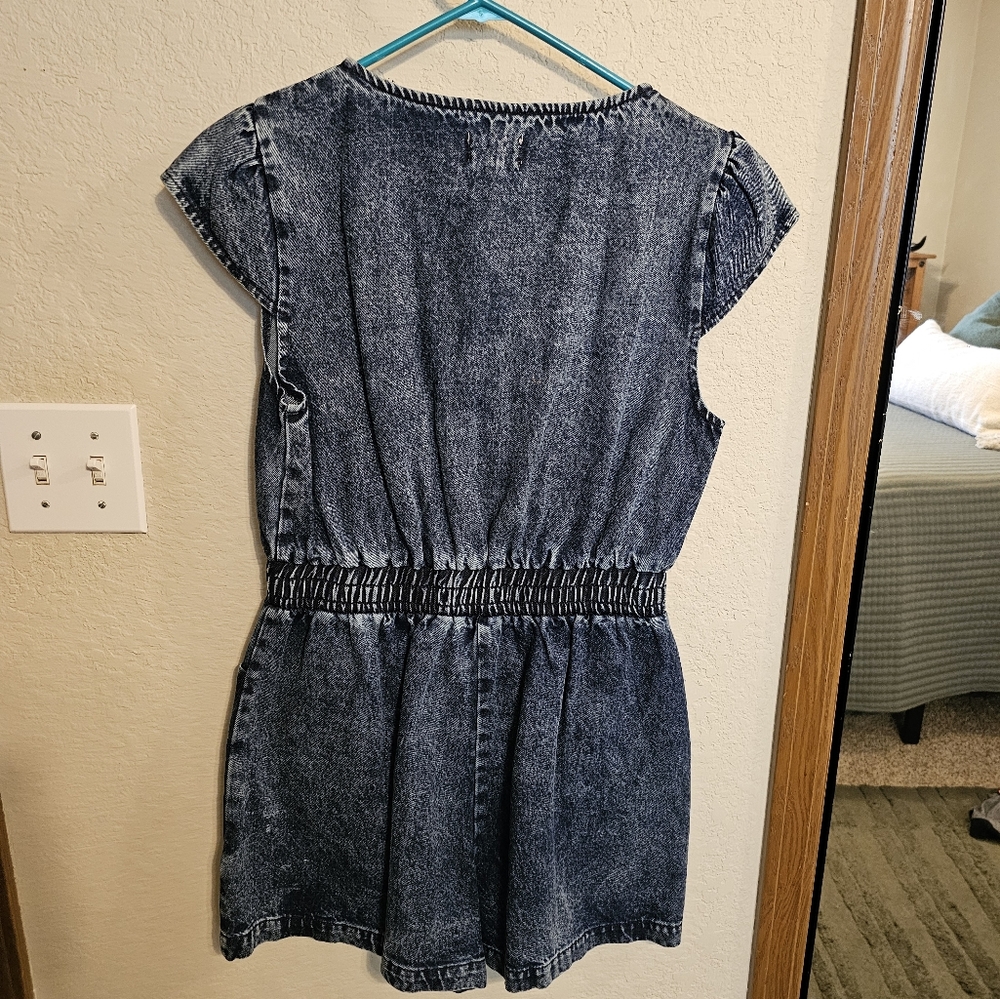 Denim Romper - Picture 2 of 2